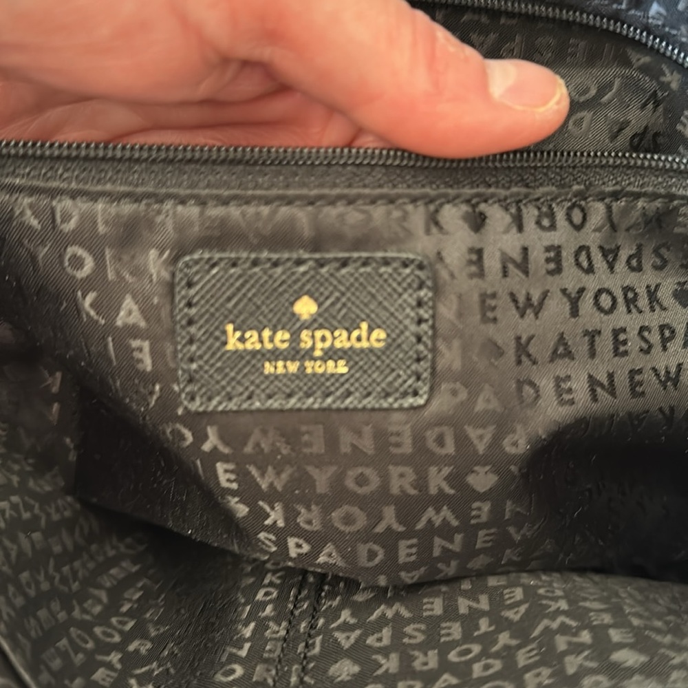 kate spade ♠ Authentic Nylon Black Purse - Picture 4 of 9